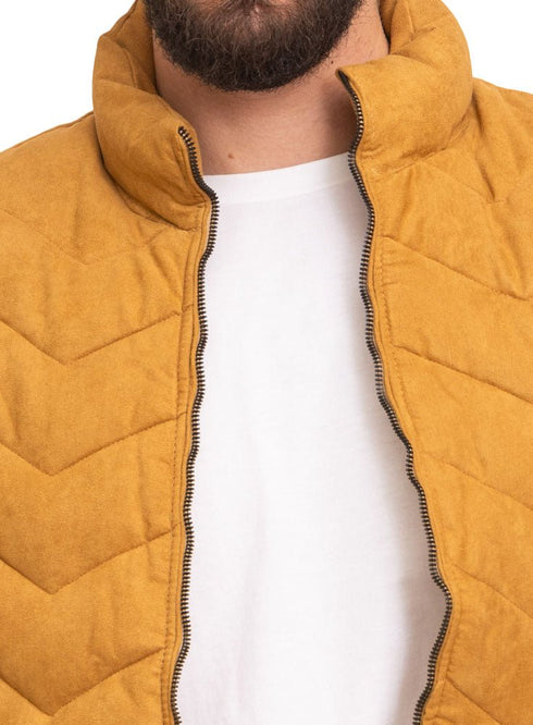 Camel Velvet Vest - Design 4 - Khotwh